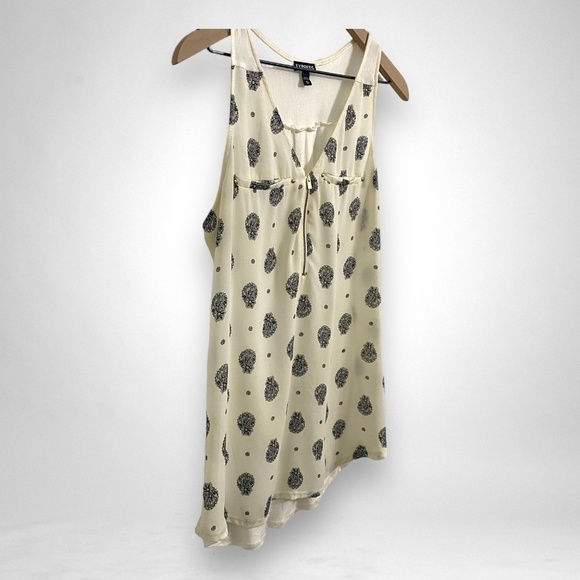 Express Sleeveless Fleur De Lis Top, Womens Size Medium - Picture 3 of 8